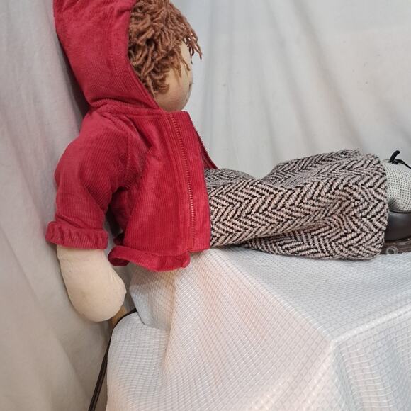 2000 Heritage Mint Sweet and Innocent Collection Cuddle Me Babies Boy Bibbs 21" - Picture 6 of 12